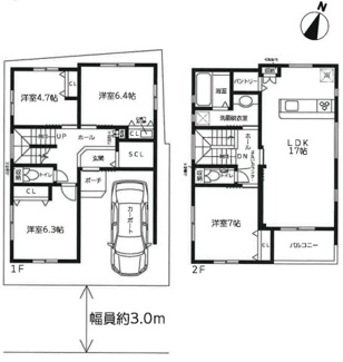 【間取り】 | 兵庫区西出町2丁目新築戸建