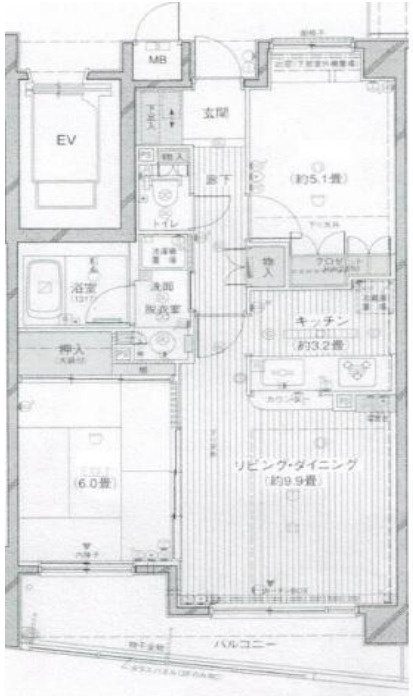 シャリエ日暮里の間取り