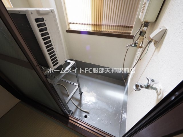 レジデンス三津屋のバルコニー