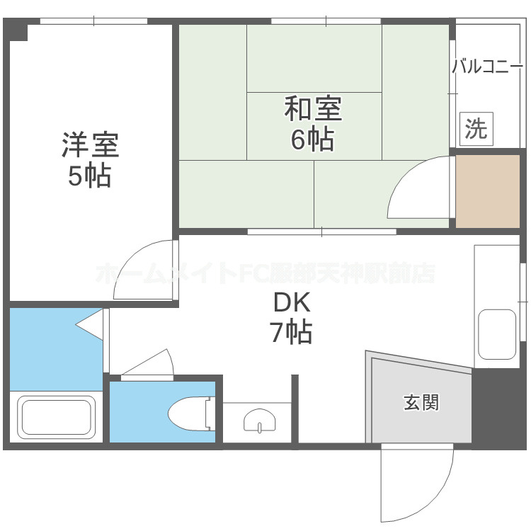 レジデンス三津屋の間取り