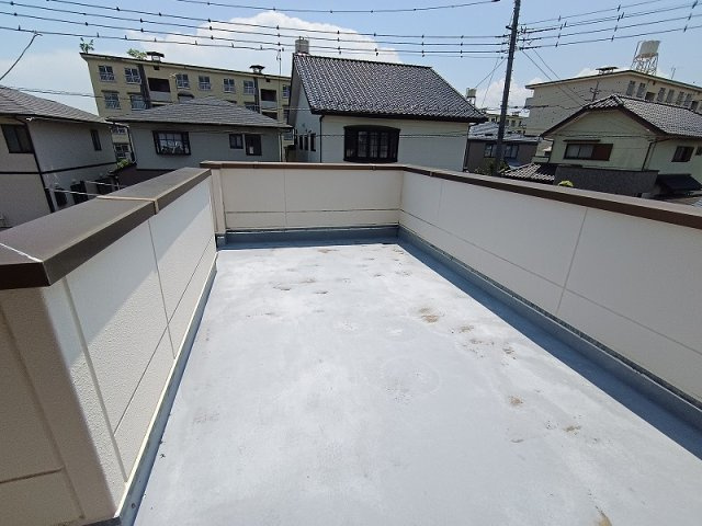 高崎市倉賀野町中古住宅のバルコニー