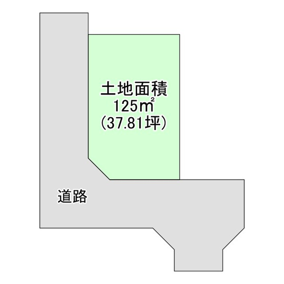 【土地図】 | ◆町田市上小山田町　建築条件なし売地　区画8◆