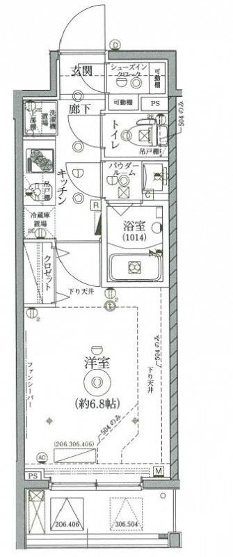 クレイシア戸越公園の間取り|間取りです。