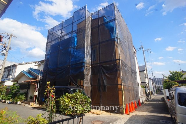 【前面道路含む現地写真】 | 八尾市北本町3丁目 | 北東角地☆【前面道路：東側幅員4.4ｍ×北側幅員4.0ｍ】