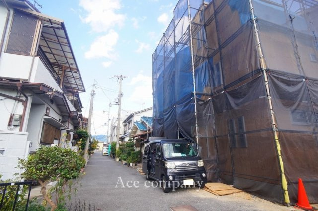 【前面道路含む現地写真】 | 八尾市北本町3丁目 | 【前面道路：北側幅員4.0ｍ】