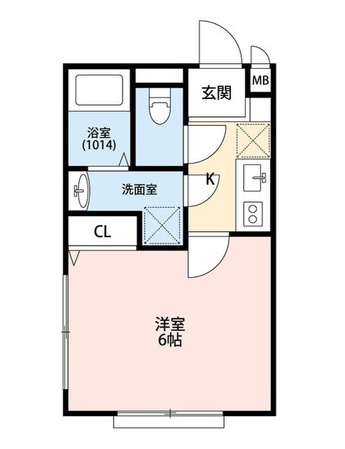 アムール　アローの間取り|間取りです。