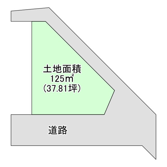 【土地図】 | ◆町田市上小山田町　建築条件なし売地　区画9◆