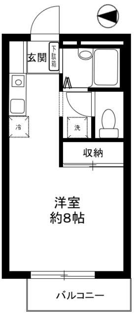 北区滝野川２丁目のアパート