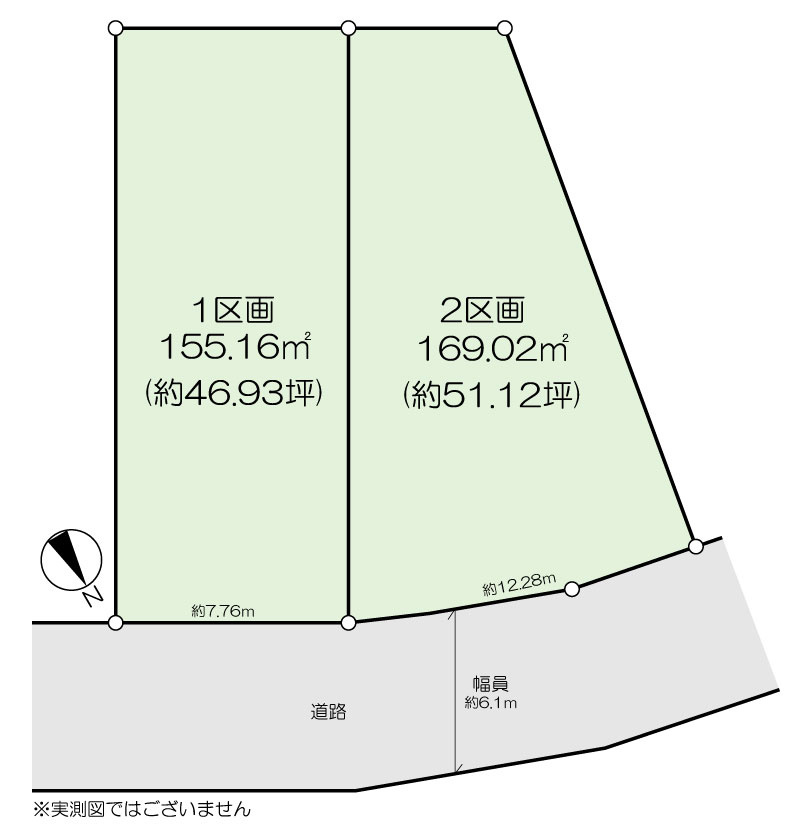 売土地　堺市南区晴美台2丁の土地図