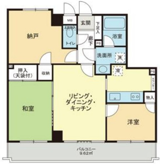 【間取り】 | シティコープ清澄庭園 | 間取りです。