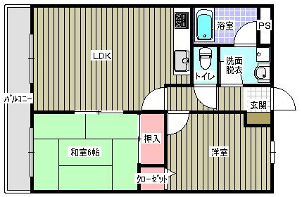 サンパラッツォ仲原の間取り