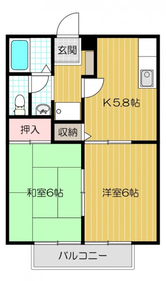 【間取り】 | エムグリーンハイツ
