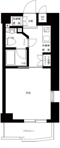 ルーブル大井町弐番館の間取り|間取りです。