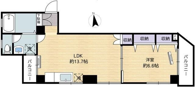 ビルデンスナイキの間取り