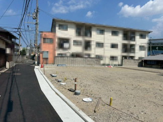 【外観】 | 助松町１丁目　売土地　全４区画 | 現況更地ですので、解体費用がかからないのが嬉しいですね♪