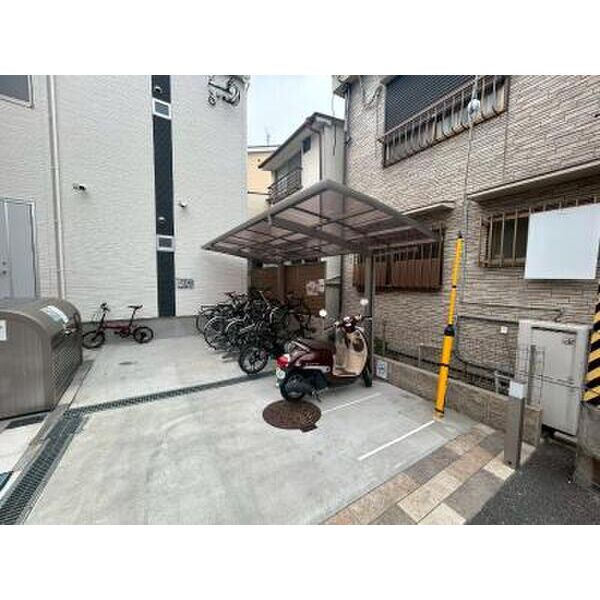 クリエオーレ中茶屋のその他共用部分|クリエオーレ中茶屋　駐輪場