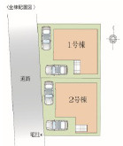 LIGARE 川越市霞ケ関北 20期の区画図|カースペース2台分