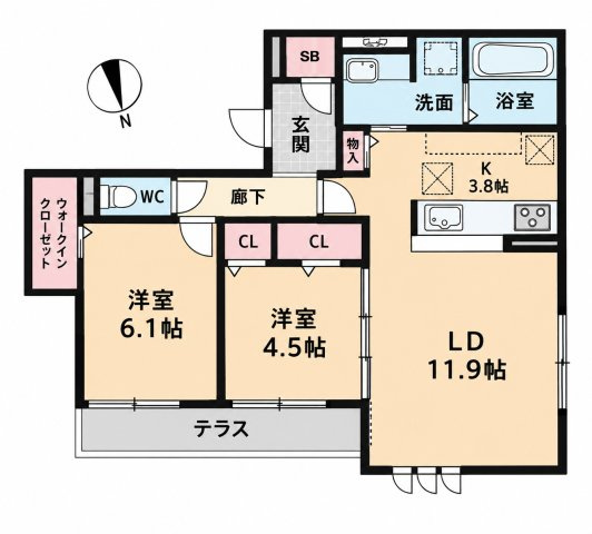 【間取り】 | Passaro Grande桃ヶ池（パッサログランデ）