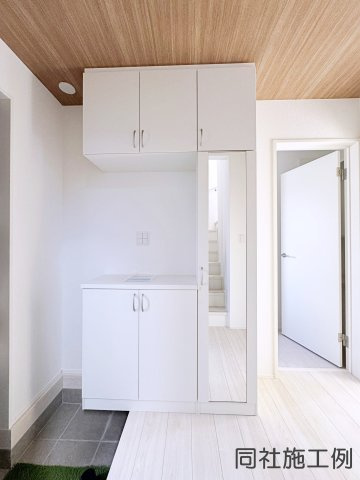 新築戸建・新築建売　福島市御山　北沢又小・信陵中の玄関