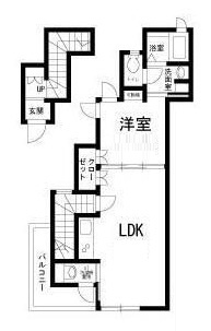 パセオ自由が丘の間取り|間取りです。