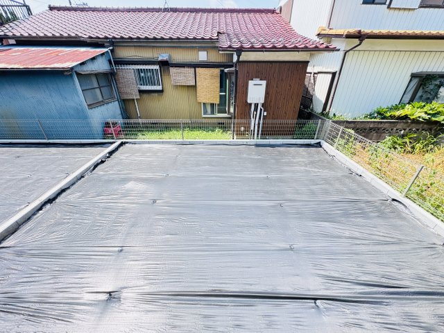 我孫子市湖北台９丁目新築戸建【湖北台西小学校：4分】の庭|南側庭スペース