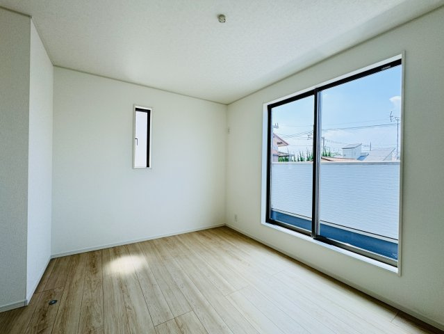 我孫子市湖北台９丁目新築戸建【湖北台西小学校：4分】の寝室|6.2帖寝室