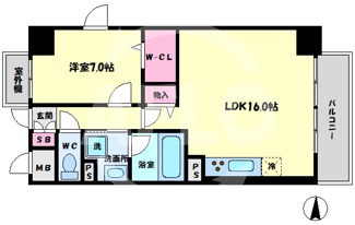【間取り】 | サンカトル　扇町小学校区 | サンカトル　開放感のある間取り