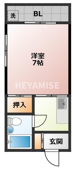 エクセル東長崎の間取り
