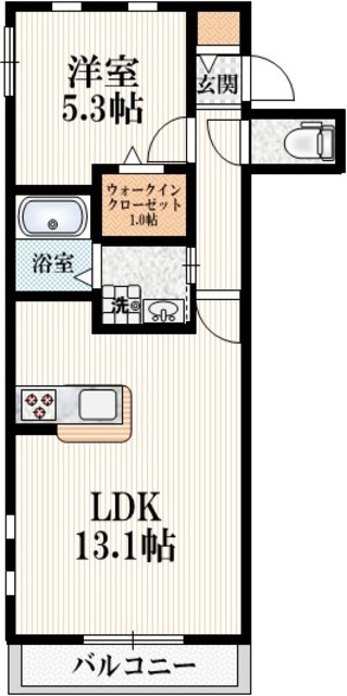 レゾン・プリュニエの間取り|★南西角部屋３面採光★