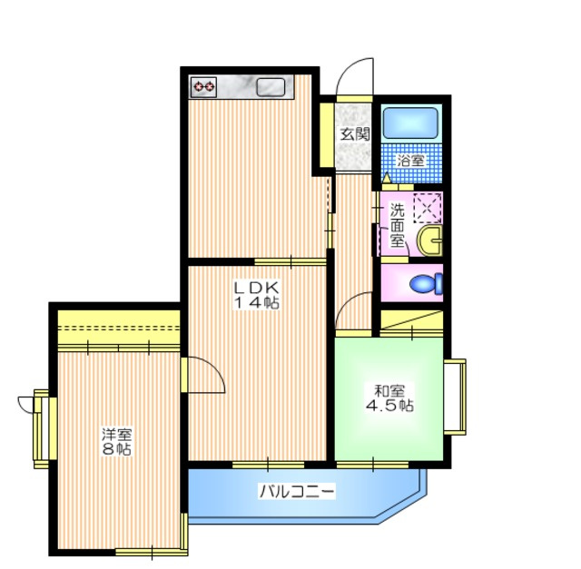 キッツビュールの間取り