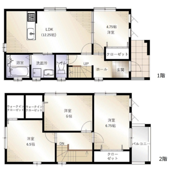 【間取り】 | フジパレス戸建賃貸天美北