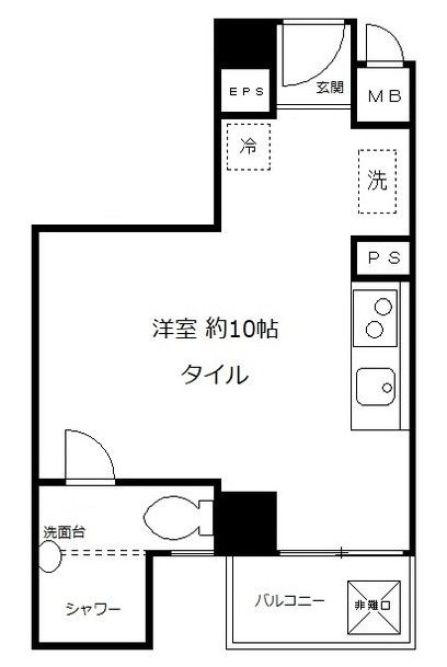 ソフトタウン赤坂の間取り|間取りです。