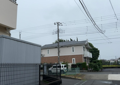 【展望】 | 新田宿新築戸建 | 眺望を気にして物件を探す場合、前面に建物が建っていないか現地で確認しましょう！前面に建物があると景色はもちろん、日当たりや風通しにも影響が出てきます。住んだ時のことを想像しながら現地見学をしましょう。