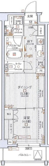 【間取り】 | AXAS菊名LR