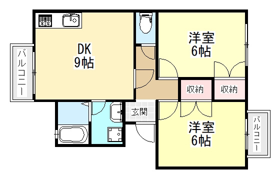 ベルサス坊城の間取り
