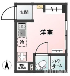 【間取り】 | Ｇｌａｎｚ目白Ⅱ　２０３