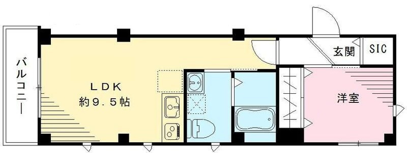 ラシーネ武蔵小山の間取り|間取りです。
