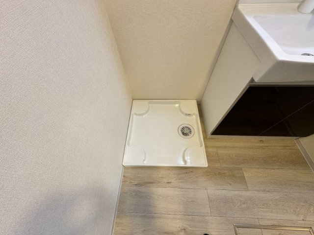 神戸市灘区灘北通４丁目のアパートの洗面所