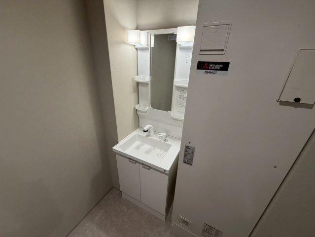 神戸市東灘区甲南町４丁目の賃貸マンションの洗面所