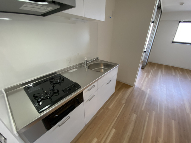 芦屋市川西町の賃貸マンションのキッチン