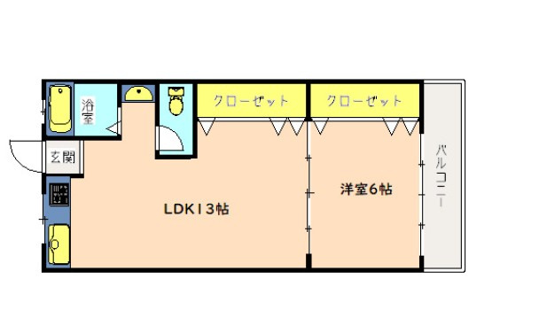 コーポ北村の間取り