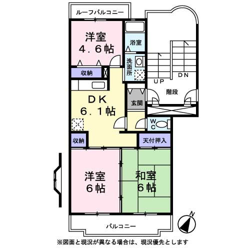 ドリームコートの間取り