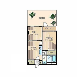 【間取り】 | パイロットハウス北新宿 | 間取りです。