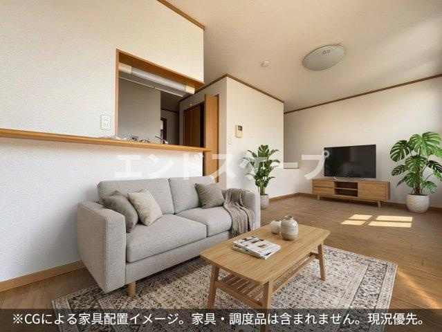 フェリーチェ　Ｂの居間・リビング|高崎、前橋のお部屋探しはエンドスケープまで！お客様の理想お聞かせ下さい♪