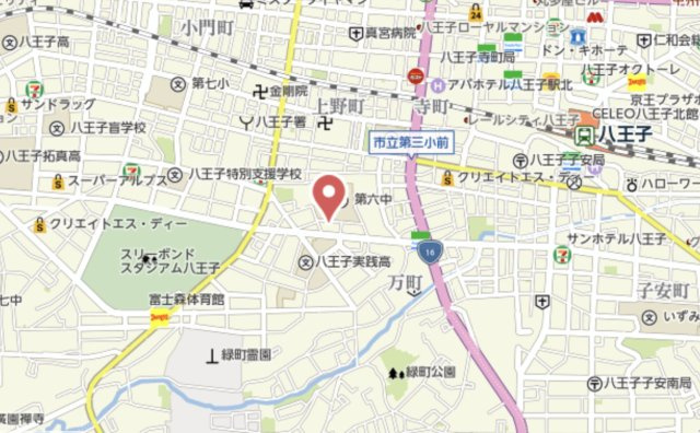 『八王子市土地』八王子市上野町99-8【仲介手数料無料】の地図|～仲介手数料無料☆八王子ひなた不動産～八王子市上野町　売地