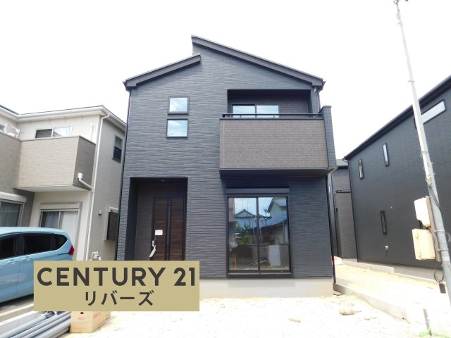 清須市中河原の新築一戸建の外観|☆１号棟☆　　いつでもご案内できます♪（お問合せ当日、平日、水曜、夜間もＯＫ）　長期優良住宅！　ＺＥＨ水準住宅！　駐車並列２台ＯＫ　洋室３帖続き間にすればリビング１８．０帖で利用可♪　収納豊富♪　
