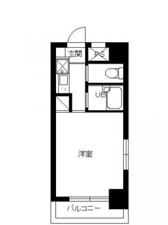 【間取り】 | スカイコート早稲田第３ | 間取りです。