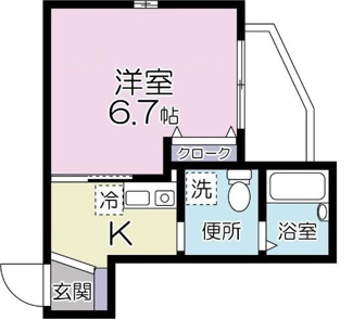 【間取り】 | グルワール代田橋 | 間取りです。