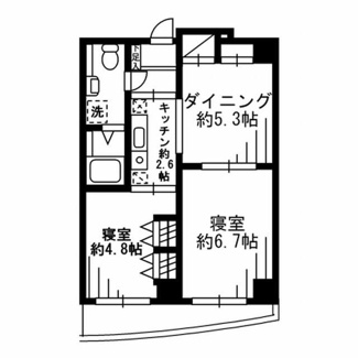 【間取り】 | Ｆ．Ｓ．Ｃ．新宿マンション | 間取りです。