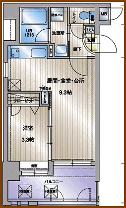 【間取り】 | 新品家具付きマンション舞鶴22(KaGood福岡) | ※間取りと異なる場合は現状を優先します。